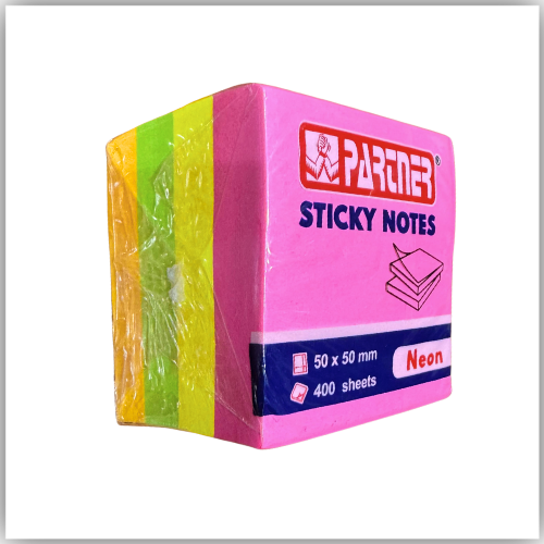 Color Sticky Notes 50x50mm – 400 Sheets