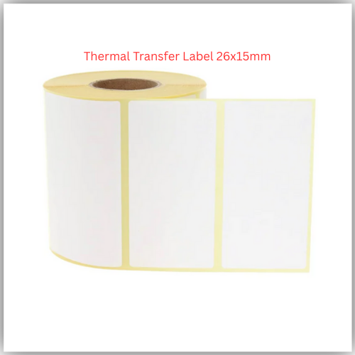 Thermal Transfer Label 26x15mm (1000Labels-Rolls)