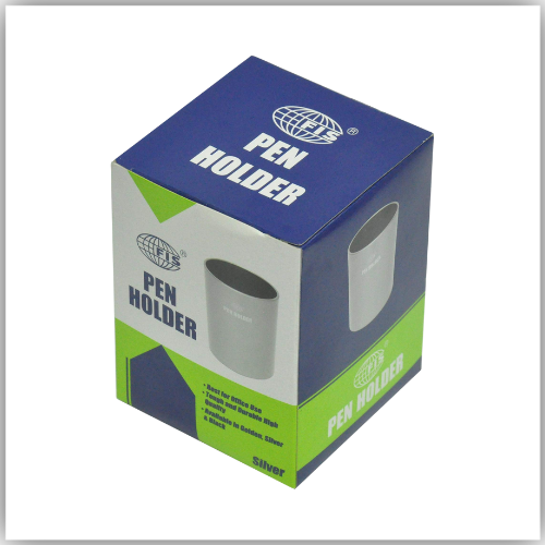 FIS Pen Holders Round Shape, Silver Color - FSPHSL