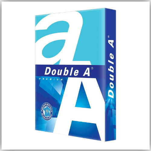 A4 Paper Double A Premium Photocopy , 80 gsm, 500 Sheets / Ream - Made in Thailand