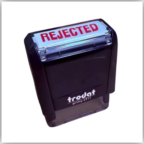 Trodat Printy 4911 Stamp "A/C PAYEE "REJECTED" - RED