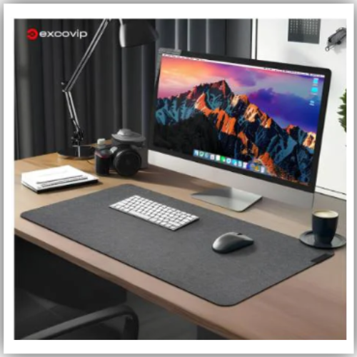 Large Felt Desk Mat for Keyboard and Mouse, (90cm x 40cm)