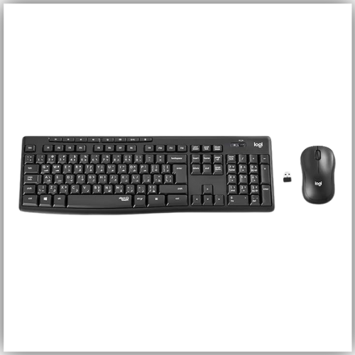 Logitech MK295 Silent Wireless Mouse & Keyboard Combo with Silent Touch Technology