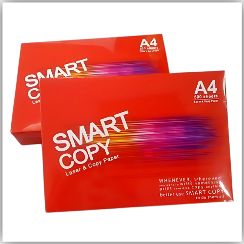 A4 Paper Smart Copy , 80 Gsm, 5 Reams/Box - Made in Thailand