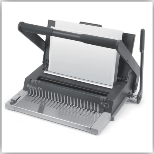 GBC MultiBind 420 Comb + Wire Manual Binding Machine