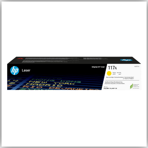 HP 117A Yellow Toner Cartridge (W2072A)