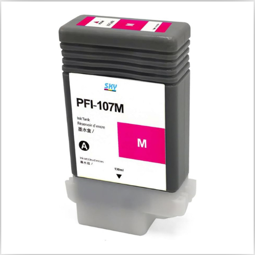 Canon PFI-107M 130ML Ink Tank, Magenta