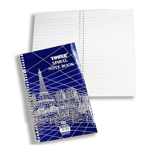Tower Side Spiral Shorthand Notebook A5 Size (5x8)