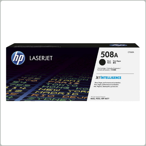 HP 508A Black Original LaserJet Toner Cartridge (CF360A)
