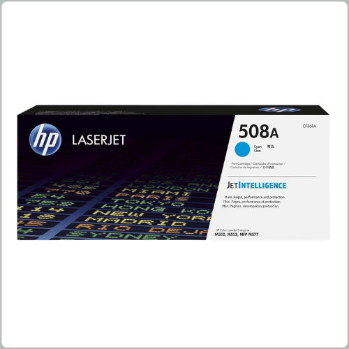 HP 508A Cyan Original LaserJet Toner Cartridge (CF361A)