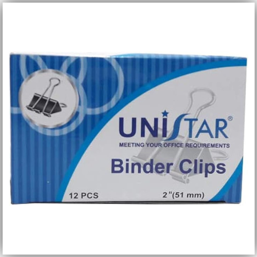 Unistar Binder Clip 51mm 12pcs
