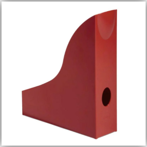 Durable Magazine Rack BASIC, Red