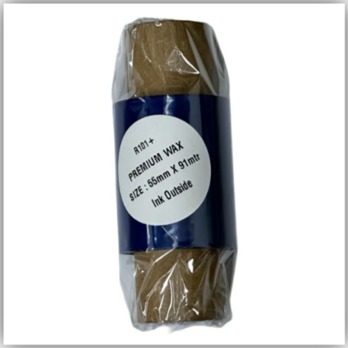 Thermal Transfer Premium Ribbon Wax Out (55mmX91mmx1")