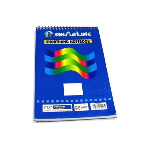 Sinarline TOP Spiral Shorthand Notebook A5 Size (5x8)