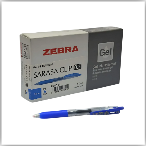 Zebra Sarasa- Rollerball Gel Ink Pen, 0.7mm, GREEN 1X10