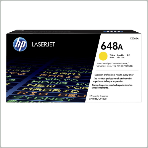HP 648A Yellow Toner Cartridge (CE262A)