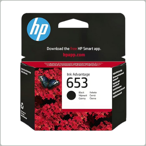 HP 653 Black Original Ink Advantage Cartridge (3YM75AE)