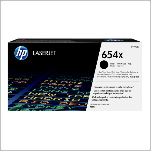 HP 654x HP (Hewlett Packard) 654X High Yield Black Original LaserJet Toner Cartridge