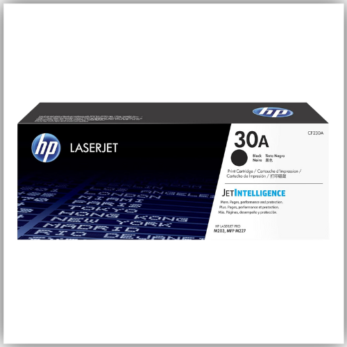 HP 30A Original LaserJet  Toner Cartridge, Black - CF230A