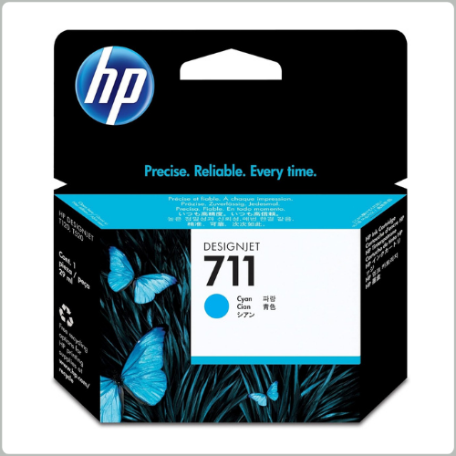 HP 711 Cyan Ink Cartridge (CZ130A)