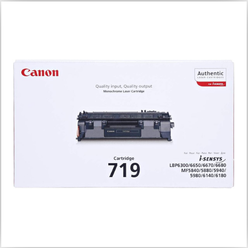 Canon 719 Black Toner Cartridge