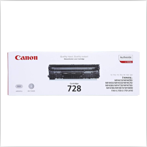 Canon 728 Black Toner Cartridge