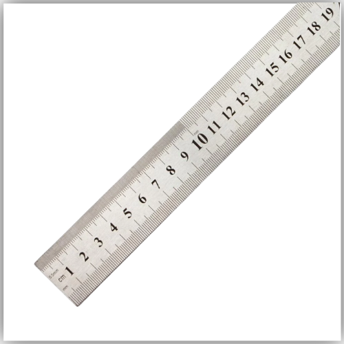 Stainless Steel Scale/Ruler 1 Meter (100 cm / 40 inch) (1 PC.)