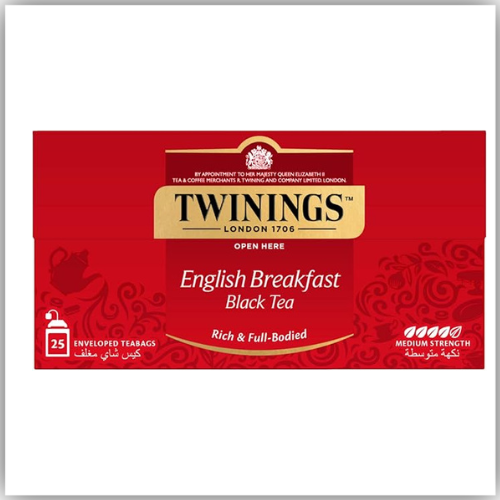 Twinings English Breakfast Tea 25 X 2 gm Bags