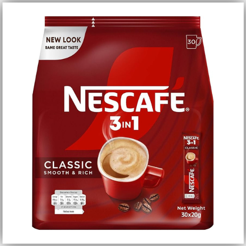 Nescafe 3-In-1 Instant Coffee Mix Pack of 24