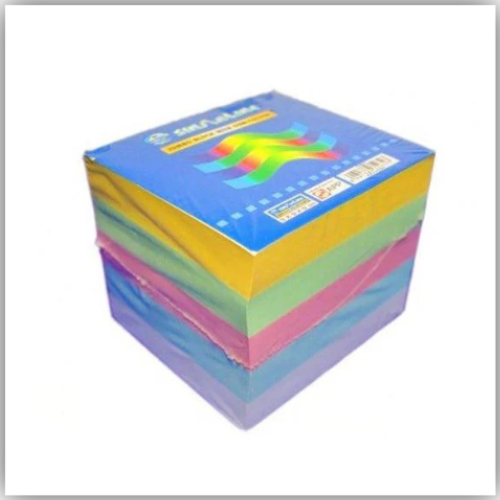 Sinarline Paper Cube Colored without Gum 9x9x9cm