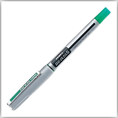Zebra 0.7mm Liquid Ink Rollerball Pen 10 Pieces Set - Green