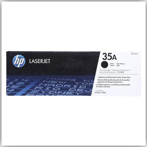 HP 35A Original LaserJet  Toner Cartridge, Black - CB435A