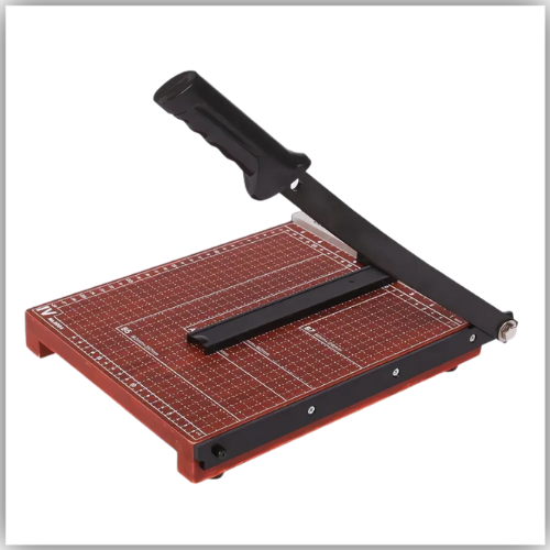 DELI 8004 A4 Size Paper Cutter with Wooden Base (300mmX250mm), 12inchesx10inches