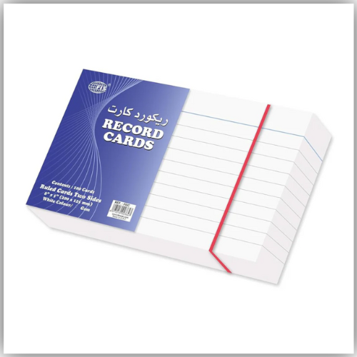 Index Cards 5 x 8"" 180gsm 100/pack White