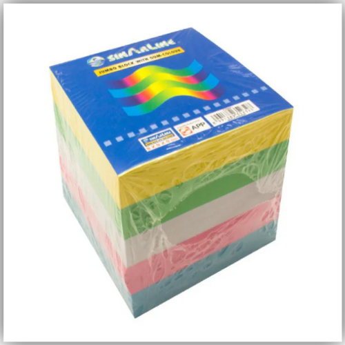 Sinarline Paper Cube Colored with Gum 9x9x9