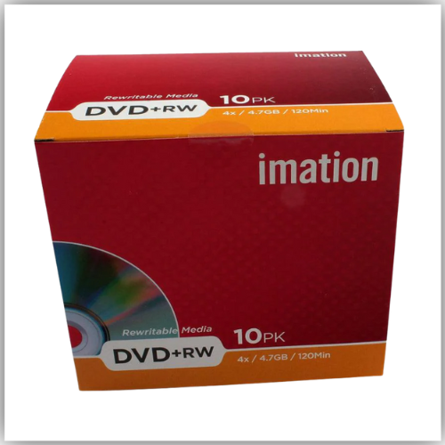 Imation DVD +RW 4.7GB Showbox (10 Packs)