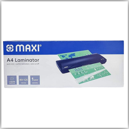 MAXI MX-LM283 A4 Laminator Machine – Black Color
