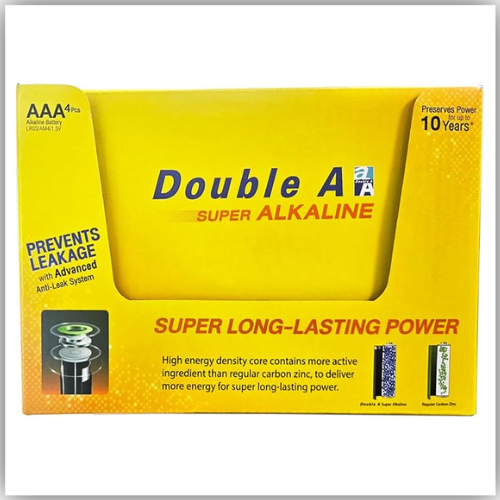 Double A Super Alkaline AAA Pack Of 40 Pcs