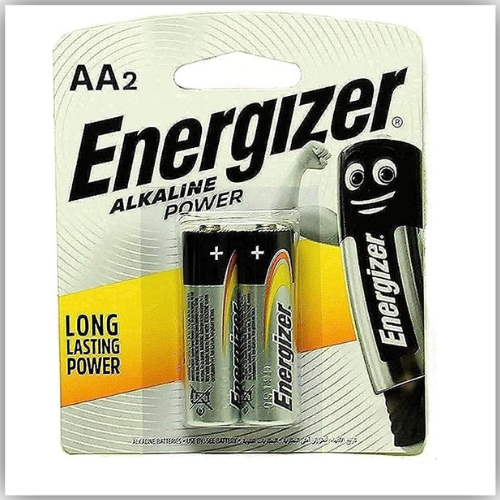 Energizer power AA2 Alkaline Batteries Pack of 2 1.5V