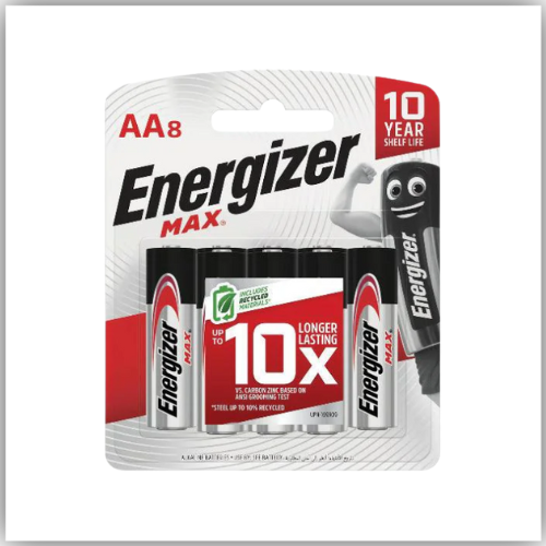 Energizer Alkaline Battery AA 8pcs/pack