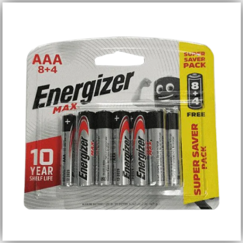 Energizer E91 MAX AA Alkaline Battery, (Pack of 8 + 4 Free)