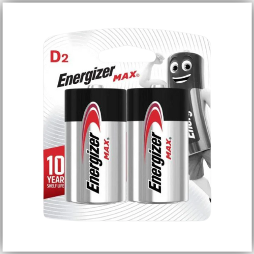 Energizer Alkaline Battery D 2pcs/pack