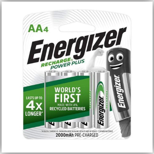 Energizer Rechargeable Battery AA 4pcs/pack