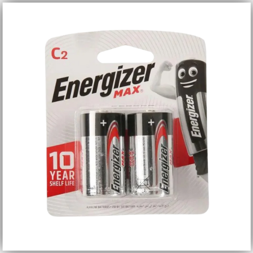 Energizer Alkaline Battery C 2pcs/pack
