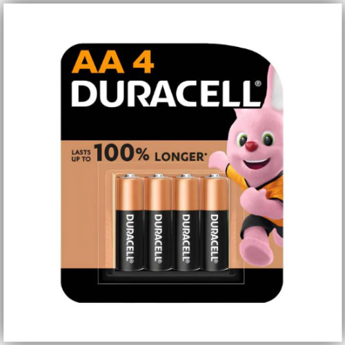 Duracell Alkaline Battery AA 4pcs/pack