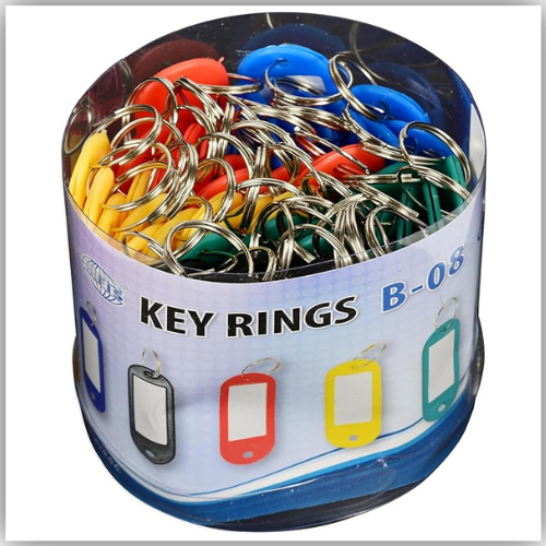 FIS Key Rings 6 x 2.1cm FSKCB-08 - Assorted (box/50pcs)