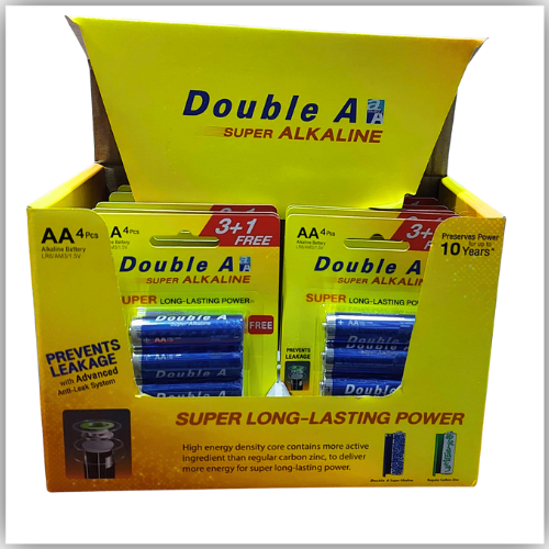 Double A Super Alkaline AA Pack Of 40 Pcs