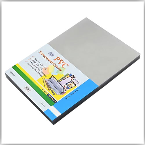 PVC Binding Cover A4 100 Pcs/Pack Clear