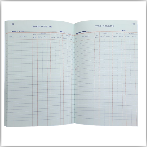 Stock Register 5Q 210 X 330mm(FC) FSCLSTOCK5Q
