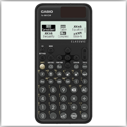 Casio fx-991CW– Advanced Scientific Calculator with High-Res 4-Tone Display